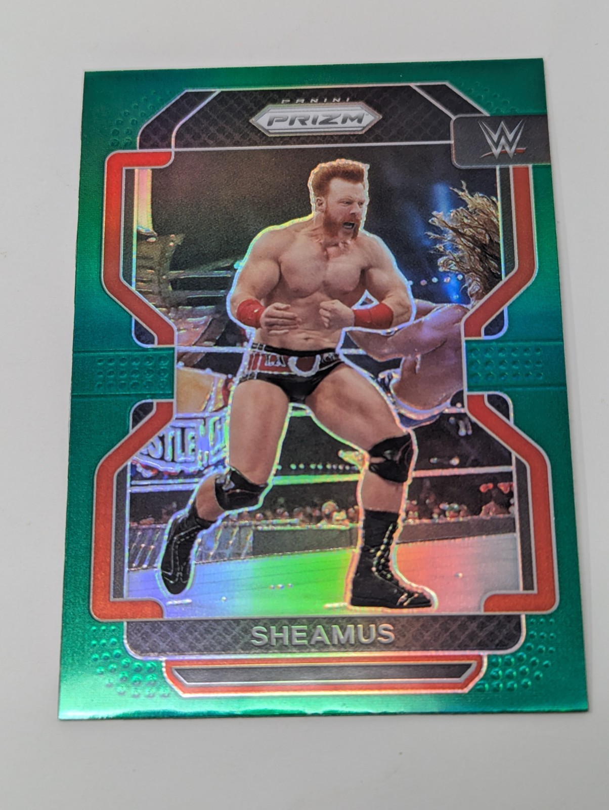 Sheamus 2022 Panini Prizm WWE #129 Green Prizm
