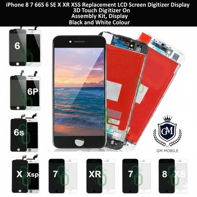 Für iPhone 8 7 6S 6 SE X XR XS Ersatz LCD Bildschirm 3D Touch Digitizer Display
