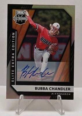 2021 Panini Elite Extra Edition ROOKIE AUTO Bubba Chandler (RC) #72 PIRATES