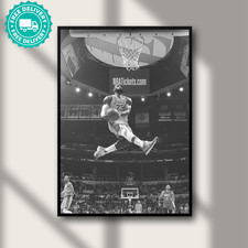 Lebron James Poster, Basketball Wall Art, Vintage NBA Poster, Sports Framed