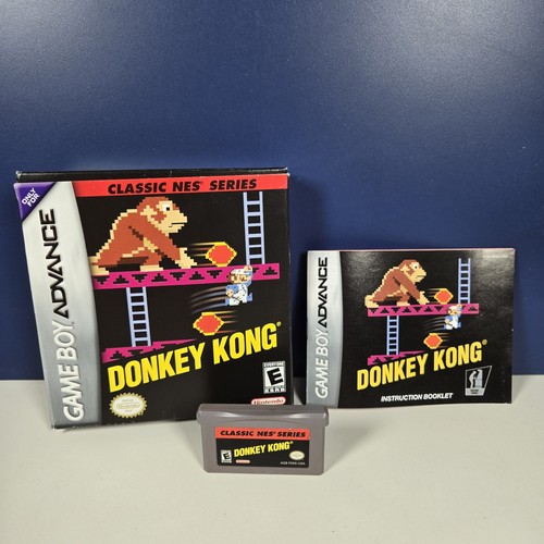 Nintendo Game Boy Advance GBA Donkey Kong CLASSIC NES Series CIB von 2004 mit Handbuch