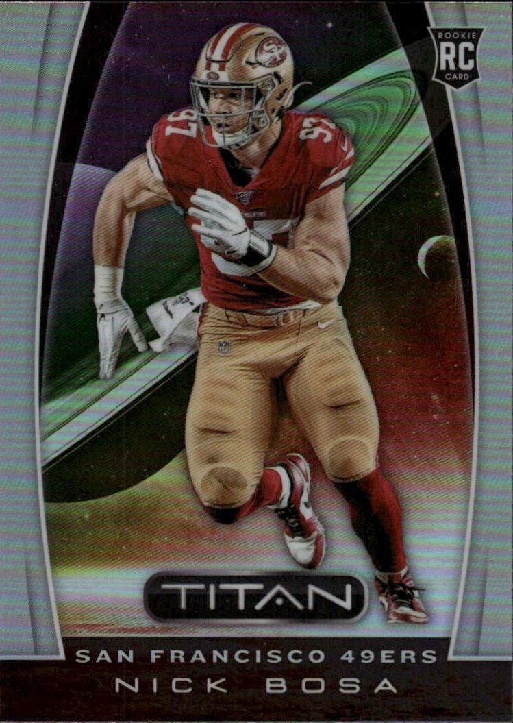 Nick Bosa #T11 Football Cards 2019 Panini Chronicles Titan trading card — raw and PSA graded price guide