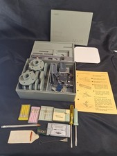 Vintage SEARS KENMORE Buttonholer and Cams In 2 Tier Case Plus Lots Of Extra!