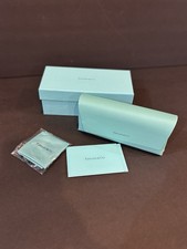 Tiffany Co Eyeglass Case Set Blue Box Empty Authentic