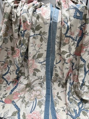 G P & J Baker Vorhänge, Taipeh, Vintage 1977, 47'' B x 45'' L (MENGE 3)