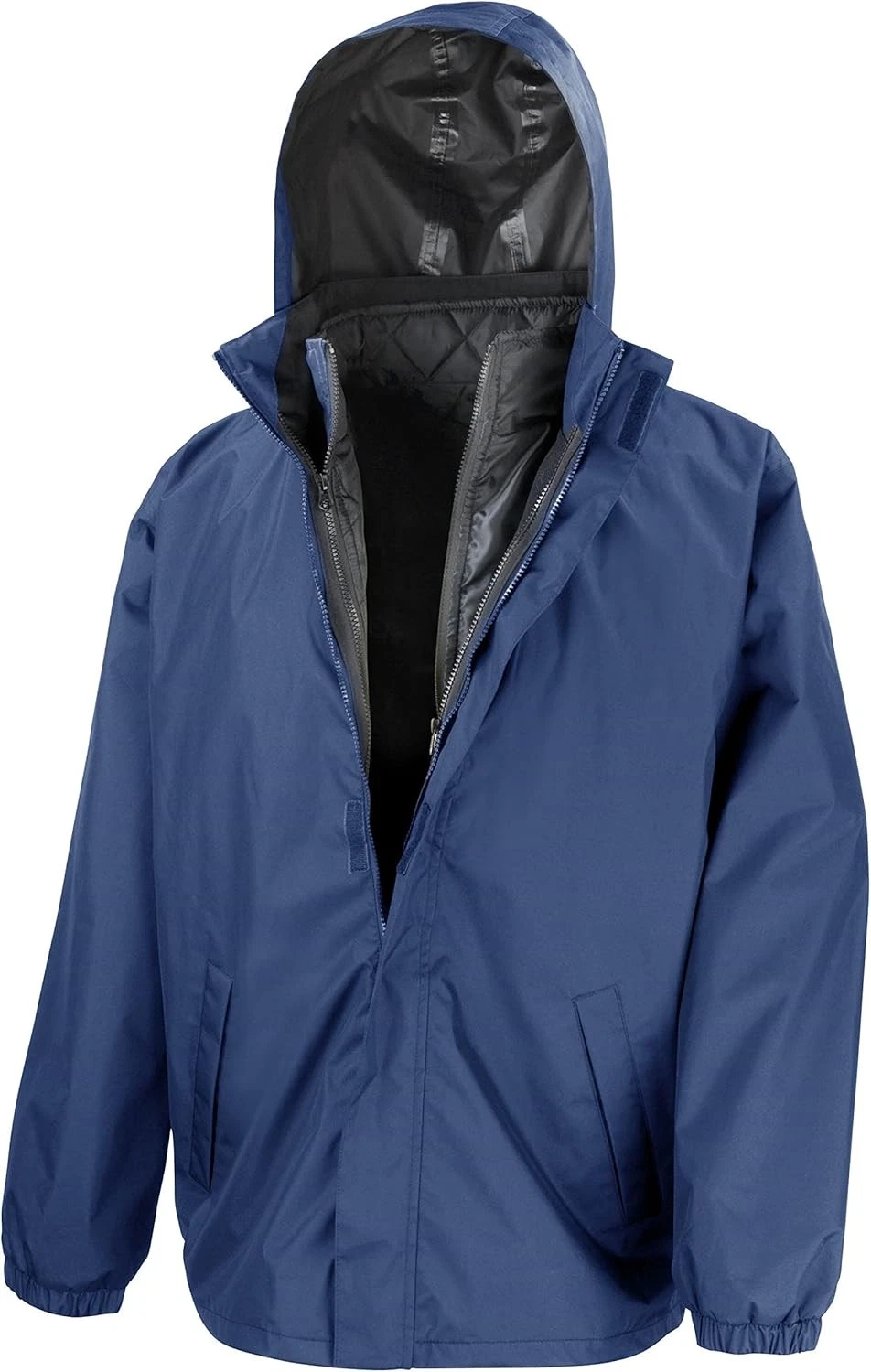Result 3 in 1 Jacket Men's Quilted Body Warmer, Navy, XS