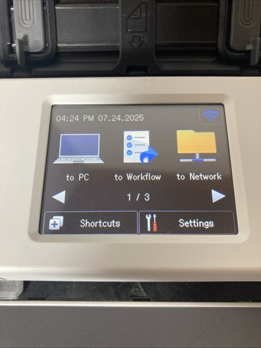 Brother ADS-1700W Wireless Auto Color Scanner w/ Power Supply 227 Page Count - Picture 2 of 11