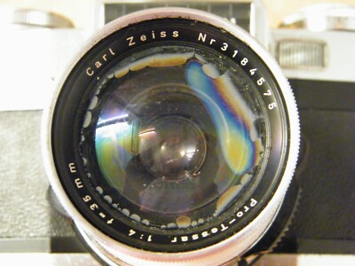 Appareil Photo Zeiss Ikon Contaflex X Avec Pro Tessar 35mm F/3.2 - Argenté