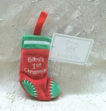 Koala Kids Brand Baby's First Christmas Mini 4" Stocking New with Tag