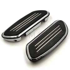 Passenger Footboard FloorBoard For Harley Touring 93-18 FLHR FLHX Chr Streamline