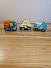 3 V Tech Go Go Smart Wheels Convertible Car Police Car Truck Vehicle