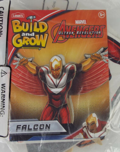LOWES Build & Grow Avengers Bausatz ~ Falcon ~ Sammlerstück Kinder Handwerk - Bild 1 von 3