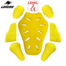 CE Level 2 Certified Motorcycle Jacket Insert Back Protector Thicken High Elasti