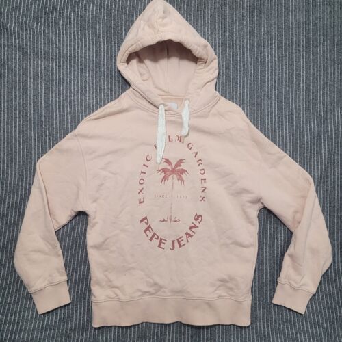 Pepe jeans capuche sweat-shirt pull taille S rose femmes - Photo 1/9