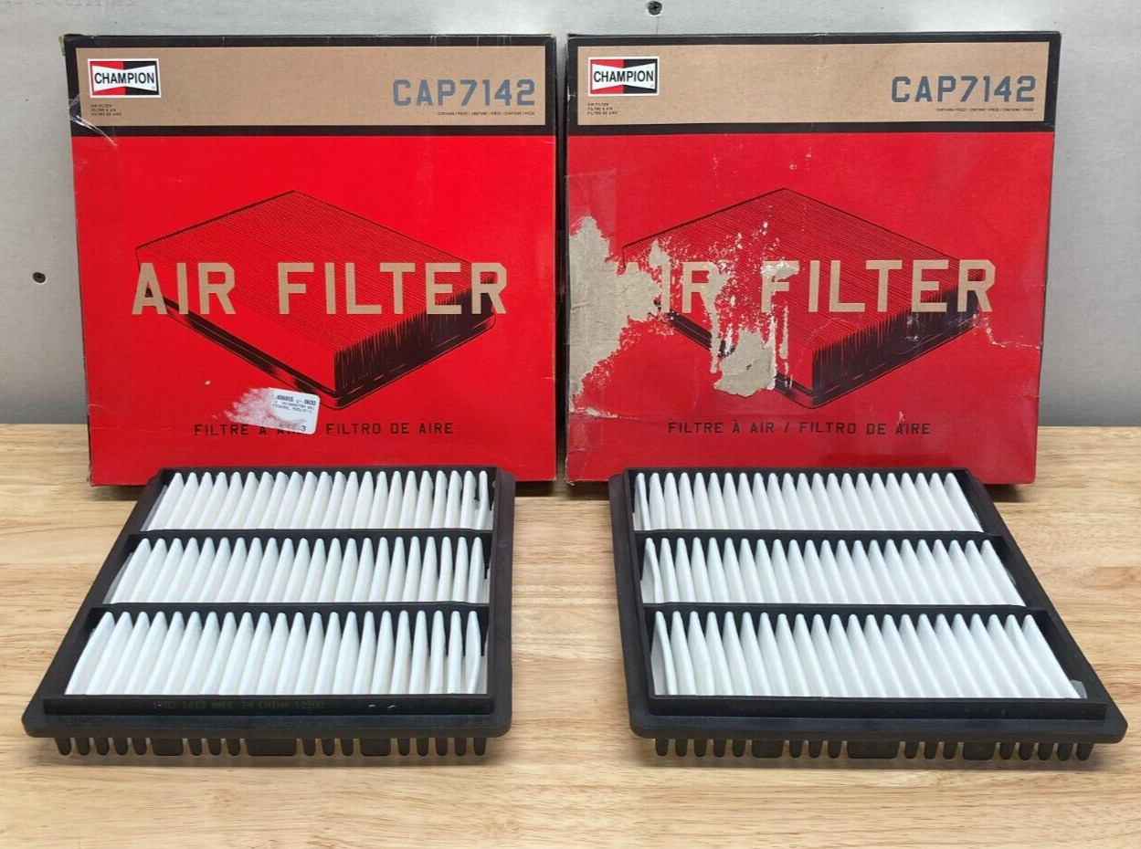 2 pc Champion CAP7142 Engine Air Filters for CA7142 XA4715 A34715 46057 MD620472