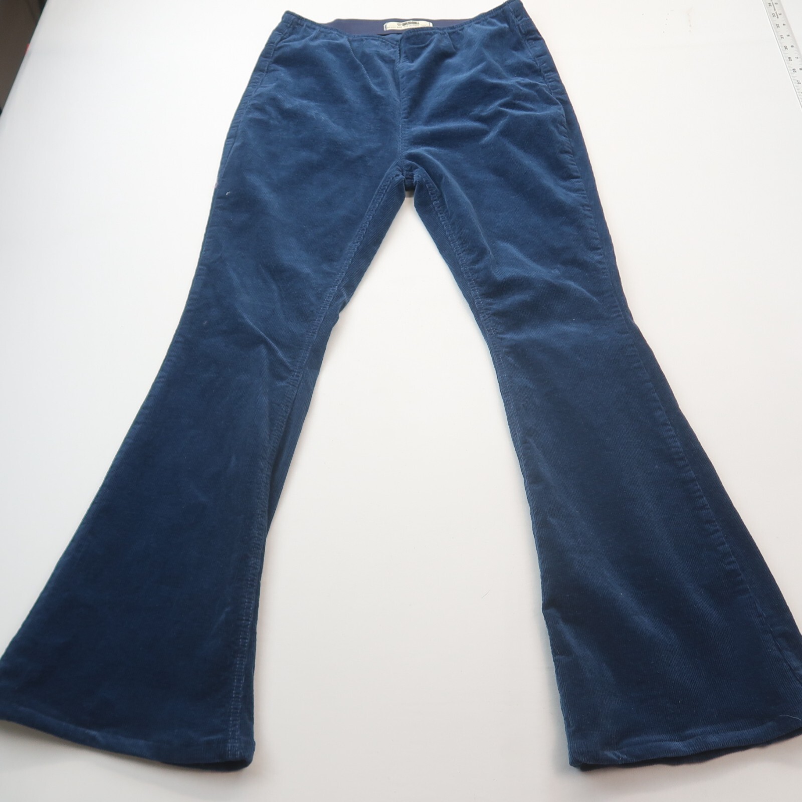 Pantalones de mezclilla de rock & roll para mujer 32 x 34 azul occidental