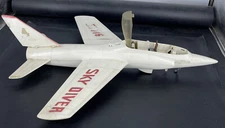 Vintage Battery Operated Remco Sky Diver #4 Motorized Jet Plane Fighter SEE