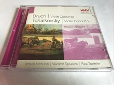 Bruch Tchaikovsky Violin Works CD Concerto Vehudi Menuhin Spivakov Torteiert