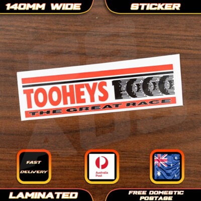 Tooheys 1000 Style Retro Racing Sticker Decal Bathurst V8 Commodore Falcon GTR