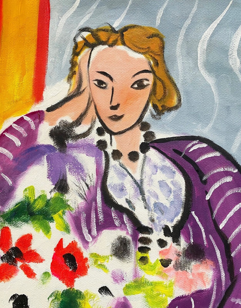 専用他の方発送× ​Matisse 【Woman in a Purple 専用他の方発送× ​Matisse 【Woman in a Purple