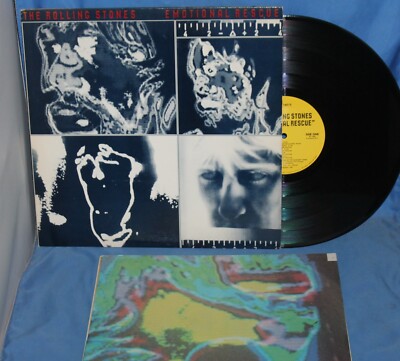 Rolling Stones Emotional Rescue Album LP 12'' Rolling Stones Records 1980 COC 160