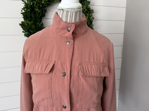 Old Navy Damen Sienna langärmelige Druckknapp-Taschenjacke Gr. S (H1) - Bild 2 von 10