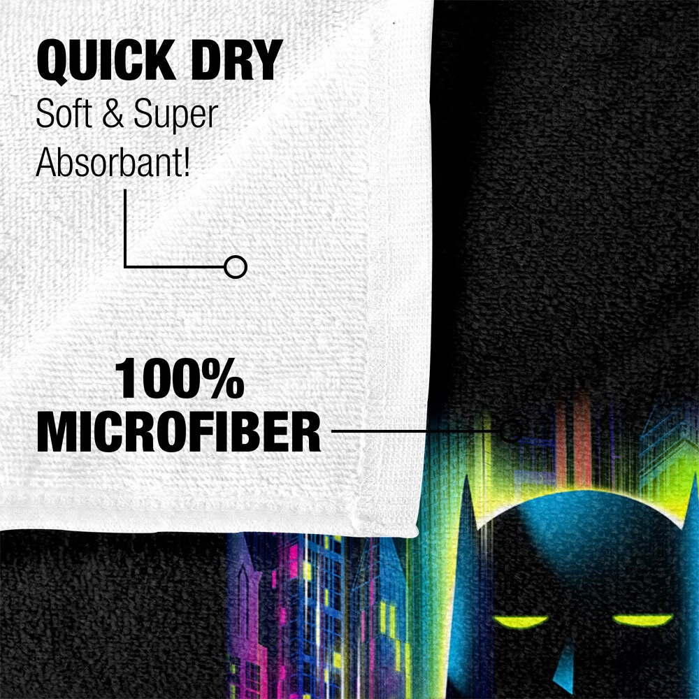 Batman Knight Lights Officially Licensed Beach Towel 30"x60"