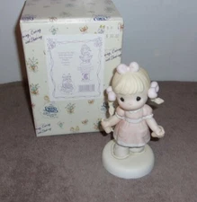 Precious Moments Figurine PM991 MIB “Jumping For Joy” 1999 LE Members Only