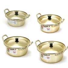 Korean Noodle Ramen Ramyun Pot with Lid, Size(14, 16, 18, 20cm) for Shin Ramyun