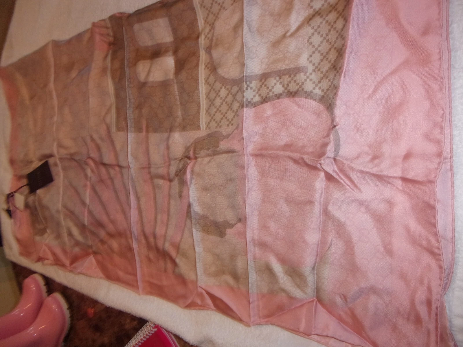 Foulard en soie Gucci FO Palm Beach 90 x 90 PDSF