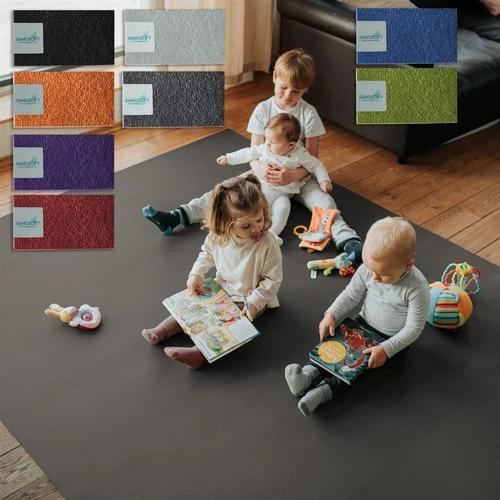 Krabbelmatte Unterlage Spielmatte SanoSoft XXL "made in Germany" - Öko-Tex 100