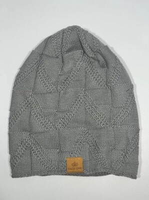  PAGE ONE Men's Winter Slouchy Beanie Hat Warm Fleece Lined Cable Knit Cap