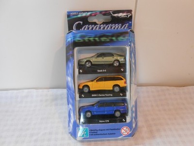 '' 3er Set Cararama-Hongwell Saab / BMW / Volvo '' baugleich Schuco 1:72 in OVP