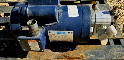 #ad Parker 3349116547 Hydraulic Pump amp; Leeson Model C6K11FZ3A 110 208 230v Motor $575.00