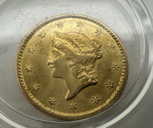 1849-P  Type 1 Gold Liberty Head $1 Dollar Coin Great Condition  -A12