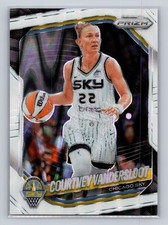 2025 Panini Prizm WNBA #124 Courtney Vandersloot White Seismic Prizms
