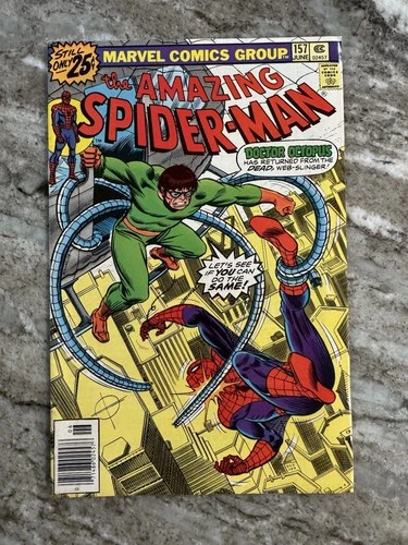 Amazing Spider-Man #157 W/MVS Doctor Octopus App. 1976 Newsstand VF+ 🔥🕷️