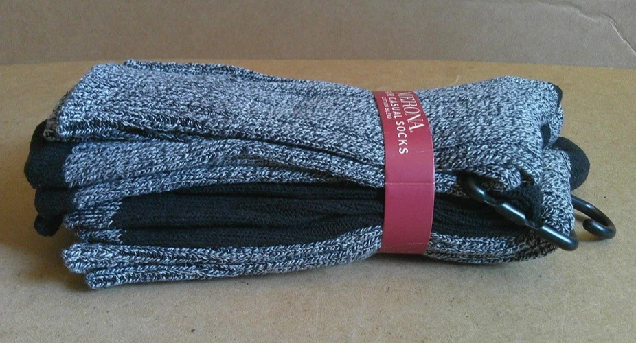 MERONA 3-pack Casual Socks Unisex One Size Cotton Blend - Image 3 of 4