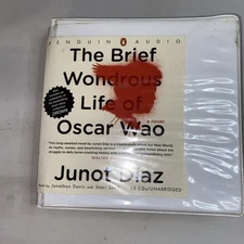 GOOD The Brief Wondrous Life of Oscar Wao by Junot Diaz, 13 Disc Audiobook