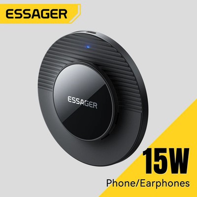 Essager 15W Magnetic Wireless Charger Fast Charging Pad For iPhone 17 16 Samsung