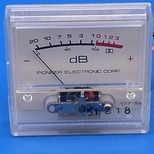 Lotto di 2 misuratori dB NOS PIONEER ELECTRONIC CORP RAW-044 177-3S STEREO - Foto 3 di 5