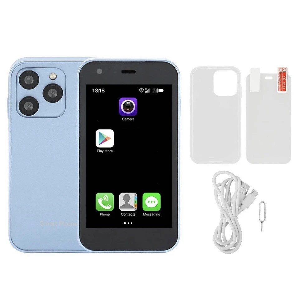 SOYES XS15 3G Mini Smartphone 3.0inch WiFi GPS Quad Core Android 8.1 Cell Phone - Image 2 of 4