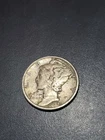 1943 10C Mercury Dime Xf 90% Silver