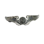 World War 2 WWII US Army Wings Military Sterling Silver Pin Pilot 3"