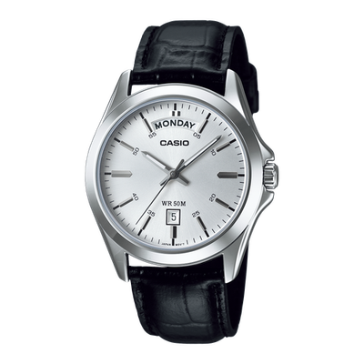 Casio MTP-1370L-7A Men's Quartz Watch DISPLAY Analog Black Leather