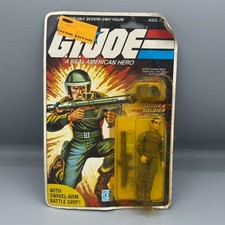 Vintage 1982 G.I. Joe Bazooka Soldier Zap MOSC Sealed New on Card Hasbro