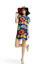 Marimekko x Target Tunic Dress Women's Kukkatori Retro Floral Sz M
