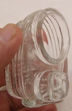 VINTAGE CLEAR GLASS HENDRYX USA BIRD CAGE FEEDER WATERER CANARY FINCH PARAKEET