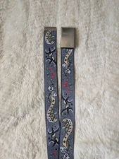 Buckle Down Lovebirds Lucky Dice Cherries Grey Belt 48" Adjustable 