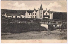Postcard Invermarkie Lodge Glass Near Huntly Aberdeenshire Scotland UK